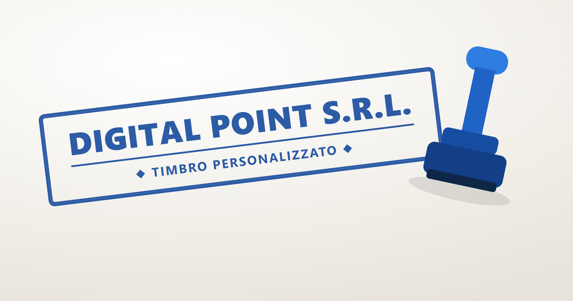 Timbri personalizzati con la ragione sociale